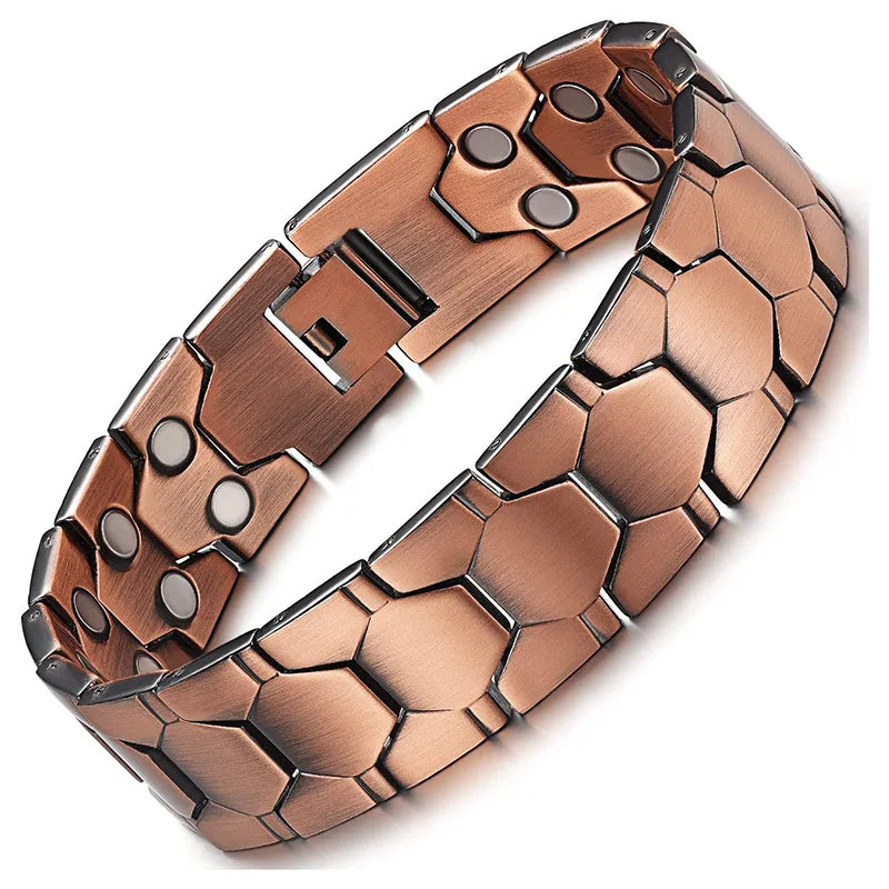 Healing Healthy Copper Magnetic Bracelet for Men and Women, Arthritis Pain Relief, Bio-Energy Blood Pressure Bracelet