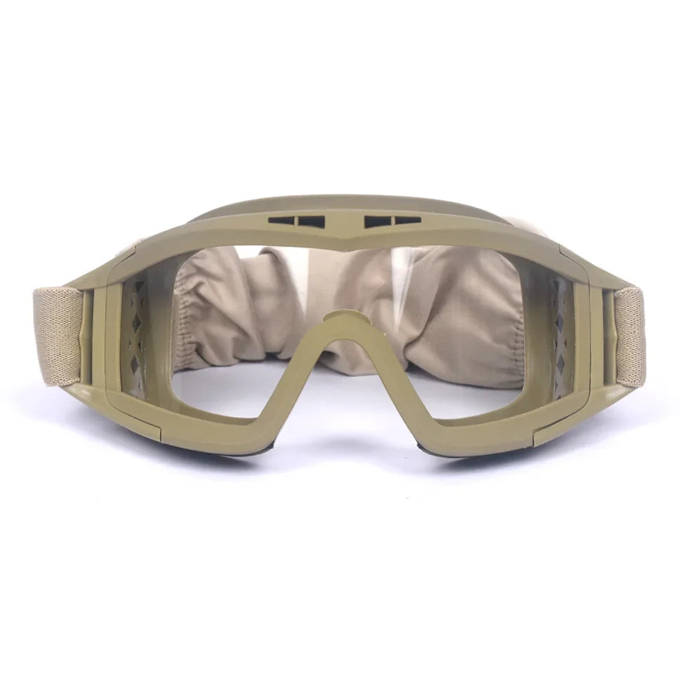 Tactical Goggles, Mountaineering, Shooting Sunglasses, Windproof, Motocross Glasses, Replaceable Lenses