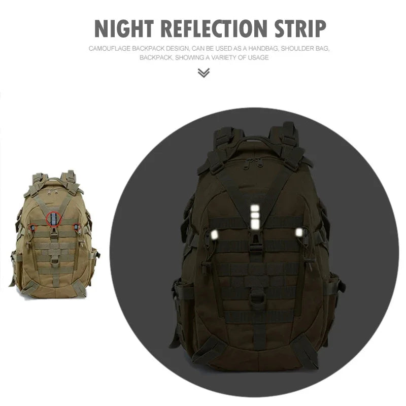 Backpack, Outdoor Bag, Travel bag Camo,  Hiking Backpack