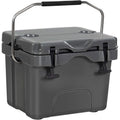 Portable 24-Can Cooler with 2 Cup Holders for 3-5 Days Ice Retention, Ideal for Outdoor Adventures
