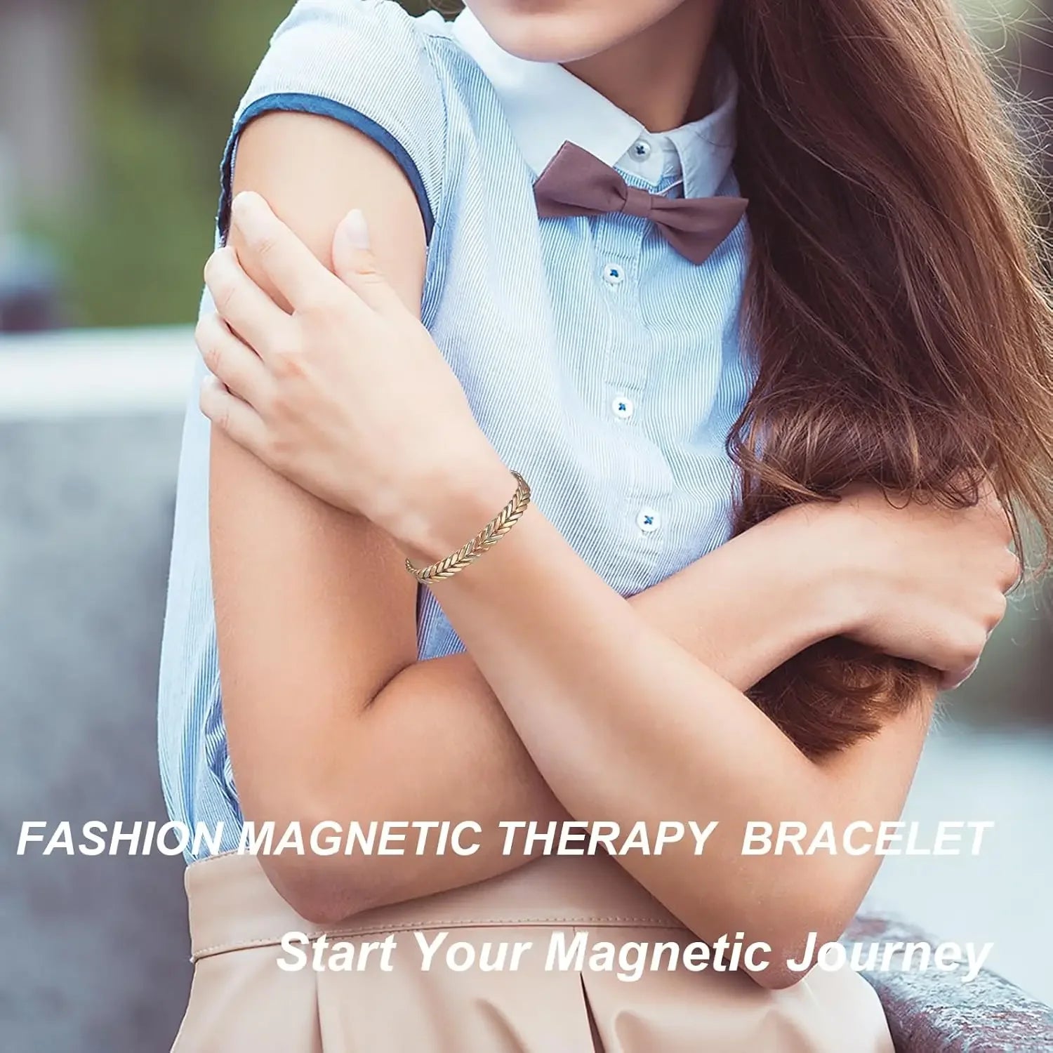 Pure Copper Bracelets for Women, 3500 Gauss Magnetic Therapy,
