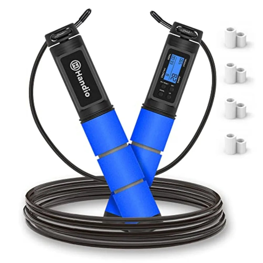Jump Rope, Jump Rope with Counter, Workout, Adjustable Length, Speed Skipping Rope for Men and Women
