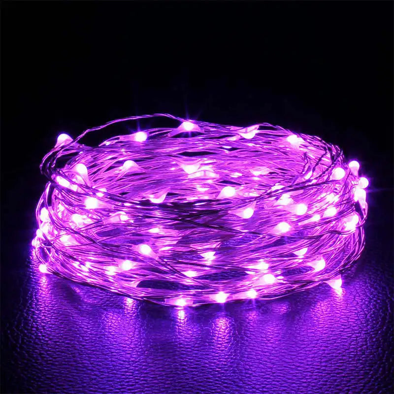 1Pack String, Led Copper Wire String, Light 1/2/3/5/10M, Battery Powered,