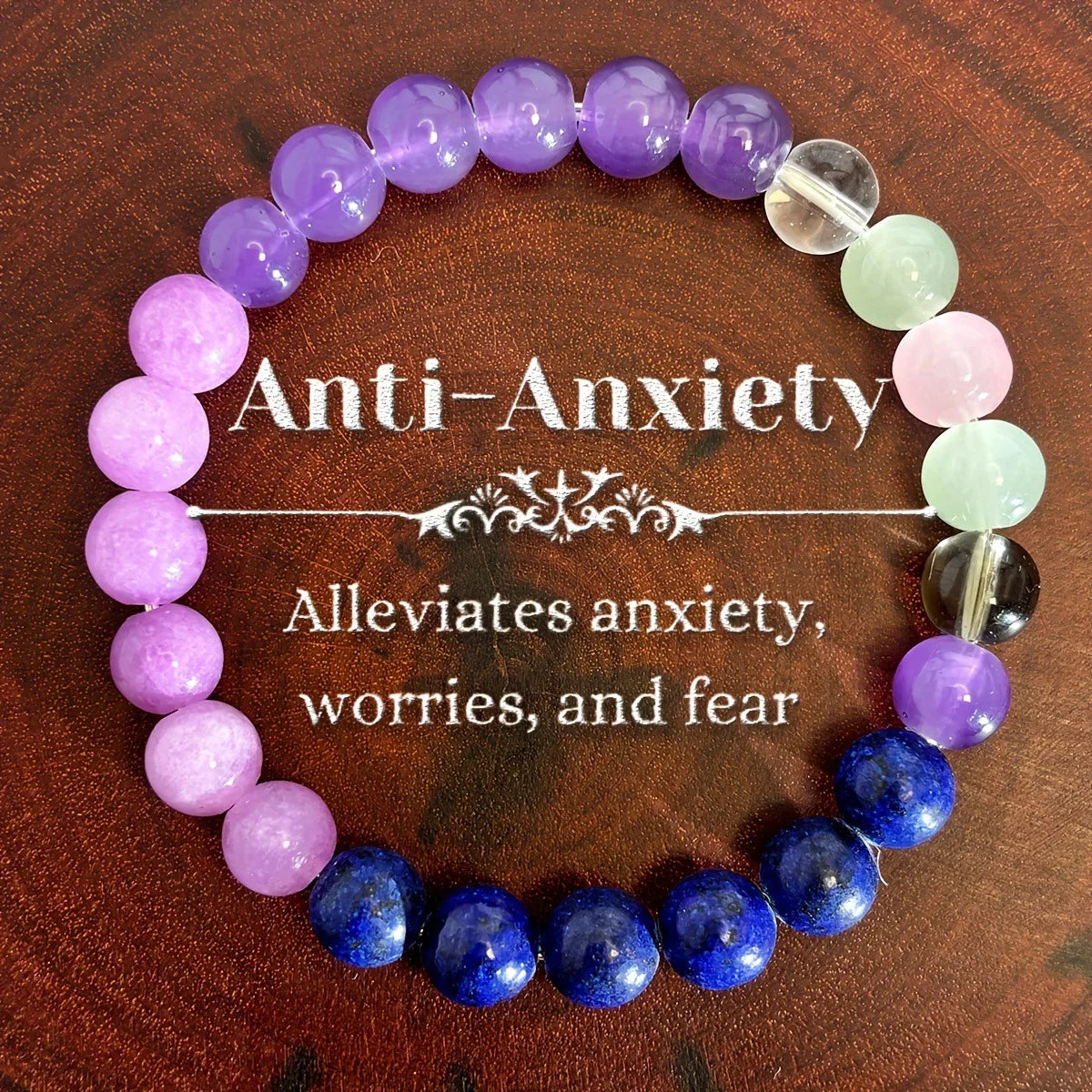 Natural Stone Symbolic Beaded Bracelet Women and  Men,  Anxiety Relief, Money,  Spiritual,  Inner Self-Love