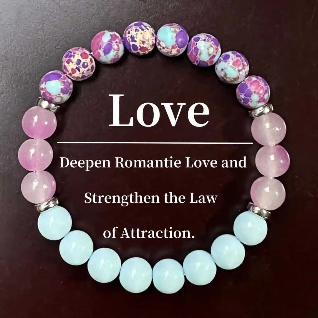 Agate Gem Beads, Healing Jewelry, Men's/Women's Bracelet