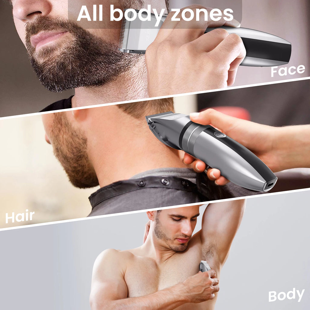 Professional Hair Clippers for Men Hair Trimmer Kit Cordless Barber Machines Electric Men's Shaver, Gift