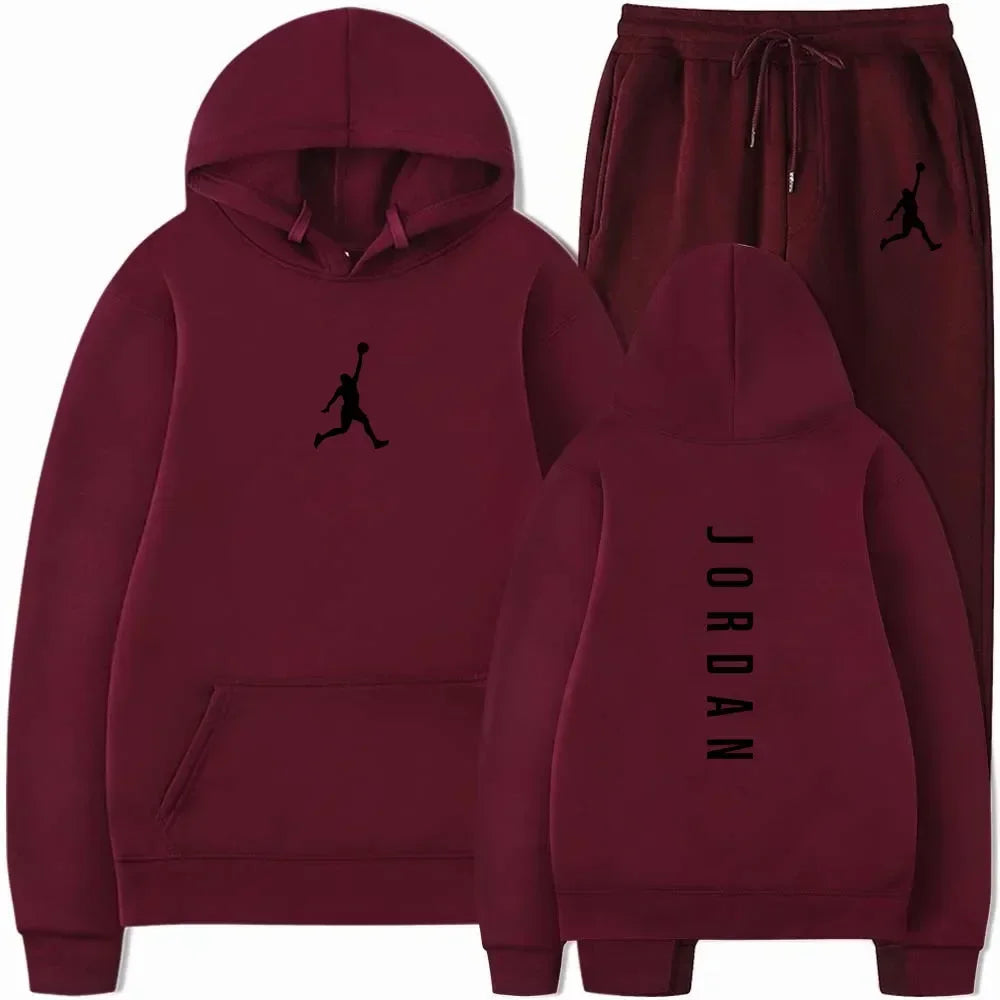2026 high-quality sportswear sweatshirt + sweatpants, fashionable sportswear sweatshirt set