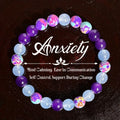 1pc/Peace of Mind Bracelet made of Imperial Jasper and Amethyst, Handmade Jewelry for Men and Women Self-Control and Balance