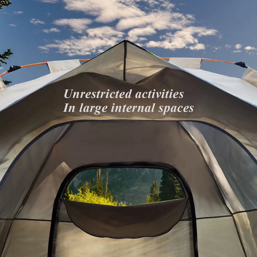 Outdoor shelter / Sunshade, Camping Tent, Camping tent Two doors and two windows