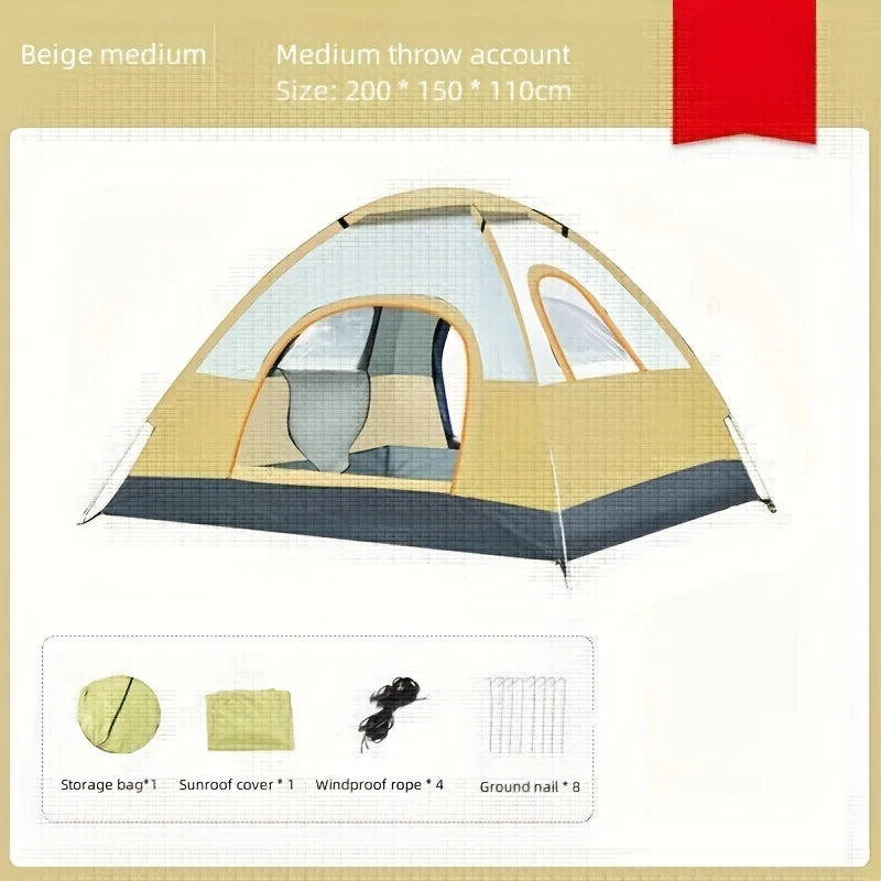 Camping Portable Tent, Wilderness Camping Equipment,