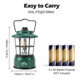 LED Camping Lantern: Portable Outdoor Light for Camping Hiking Fishing Picnic Emergency 4xAA Battery Powered (Not Included)