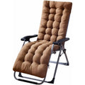 Patio Chaise Lounger Cushion， Rocking Chair Soa Cushion with 6 Ties， Thick Padded Swing Bench Cushion， Zero Gravity Chair Cushio