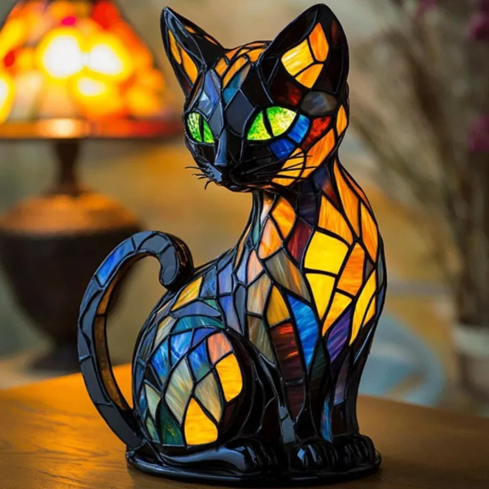 High Quality  Dog Series Art Night Light, LED Resin Animal Night Light, Handmade Desk Lamp, Desktop Decorations