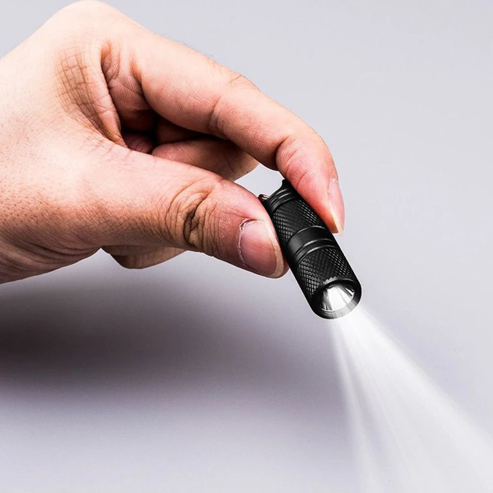 Ultra Bright Flashlight, Portable Small Pocket Light, USB Charging, Mini Keychain Flashlight
