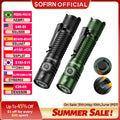 Powerful Tactical Flashlight, 2000lm, LED Torch, USB C Rechargeable Light