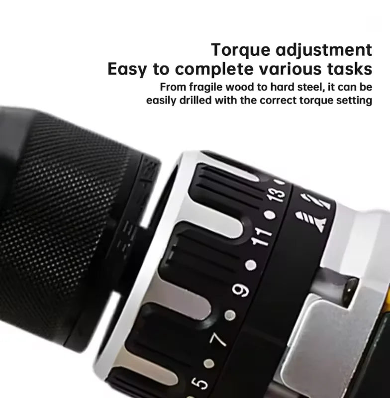 Cordless Lithium Screwdriver, Mini Electric Screwdriver, Portable Electric Drill, Multi-function Impact Drill, Power Tool Combo