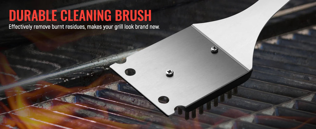 BBQ Accessories, Grill Tools, Stainless Steel Barbecue Grill Accessories, Professional Barbecue Utensils, Camping/Backyard Grilling Gifts for Men/Women