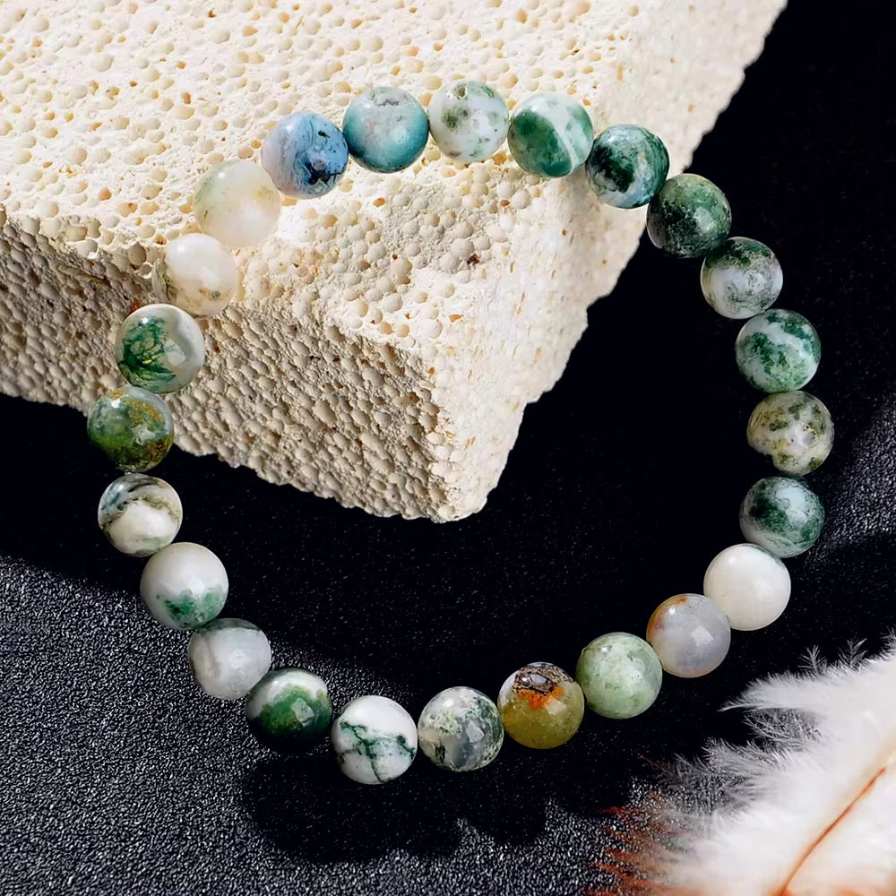 Natural Stone Symbolic Beaded Bracelet Women and  Men,  Anxiety Relief, Money,  Spiritual,  Inner Self-Love