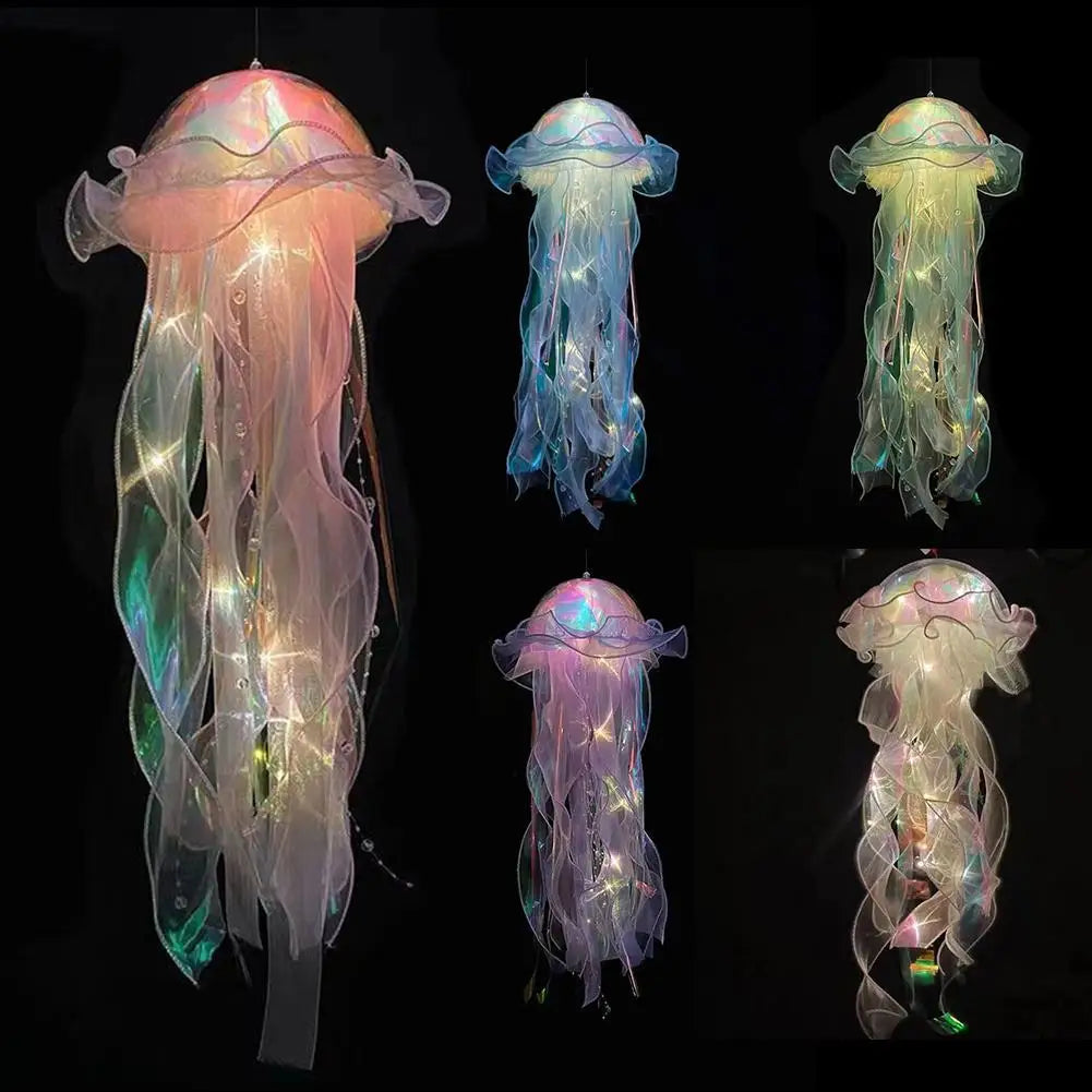 5PCS Jellyfish Bedroom Night Light, Lamp,  Hanging Atmosphere Decoration, Lamp