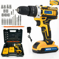 Cordless Lithium Screwdriver, Mini Electric Screwdriver, Portable Electric Drill, Multi-function Impact Drill, Power Tool Combo