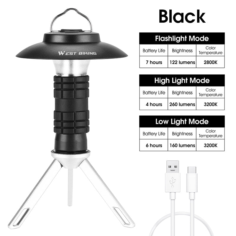 Outdoor Lighthouse Camping Light, Camping Tent Light, Portable Magnetic Suction Emergency Flashlight