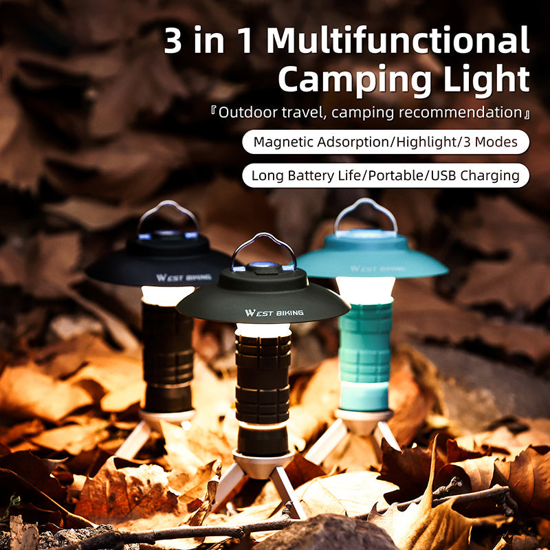 Outdoor Lighthouse Camping Light, Camping Tent Light, Portable Magnetic Suction Emergency Flashlight